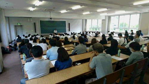 大学説明会、入試説明会の様子