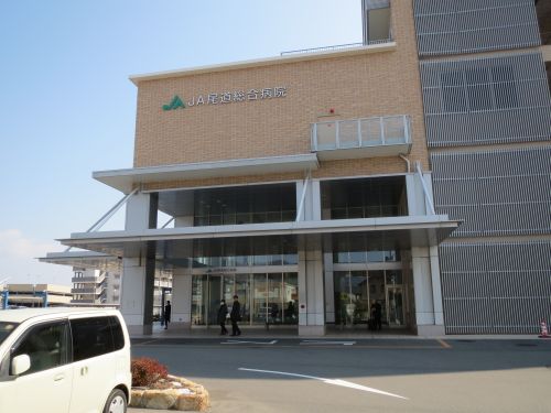 JA尾道総合病院　外来入口