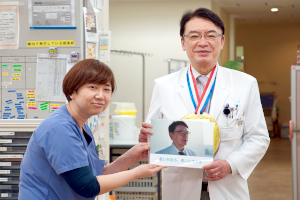 神﨑恒一教授最後の教授回診の様子4