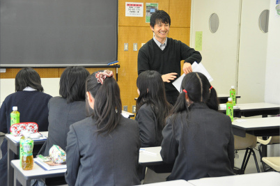 総合政策学部での受講風景