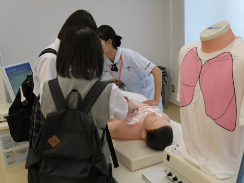 看護学科看護養護教育学専攻の体験実習