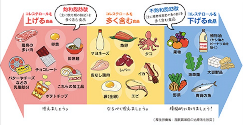 コレステロール の 高い 食べ物