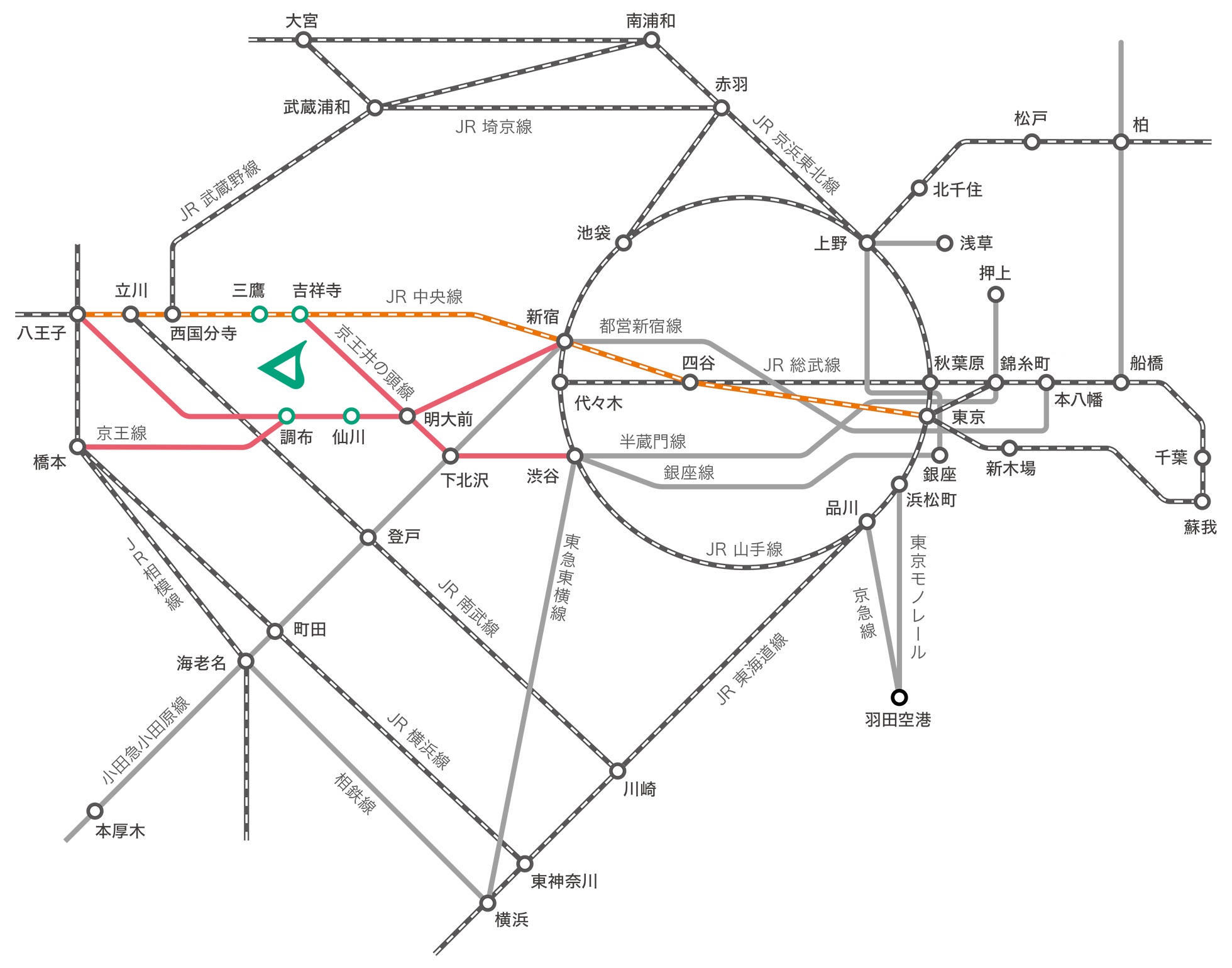 アクセス 杏林大学