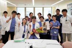 輪千督高先生送別会の様子1