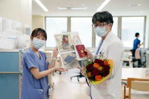輪千督高先生送別会の様子2
